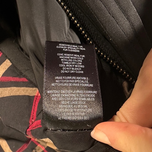 Pendleton Down Parka Black Small Warm Hooded Winter Coat - Picture 8 of 16